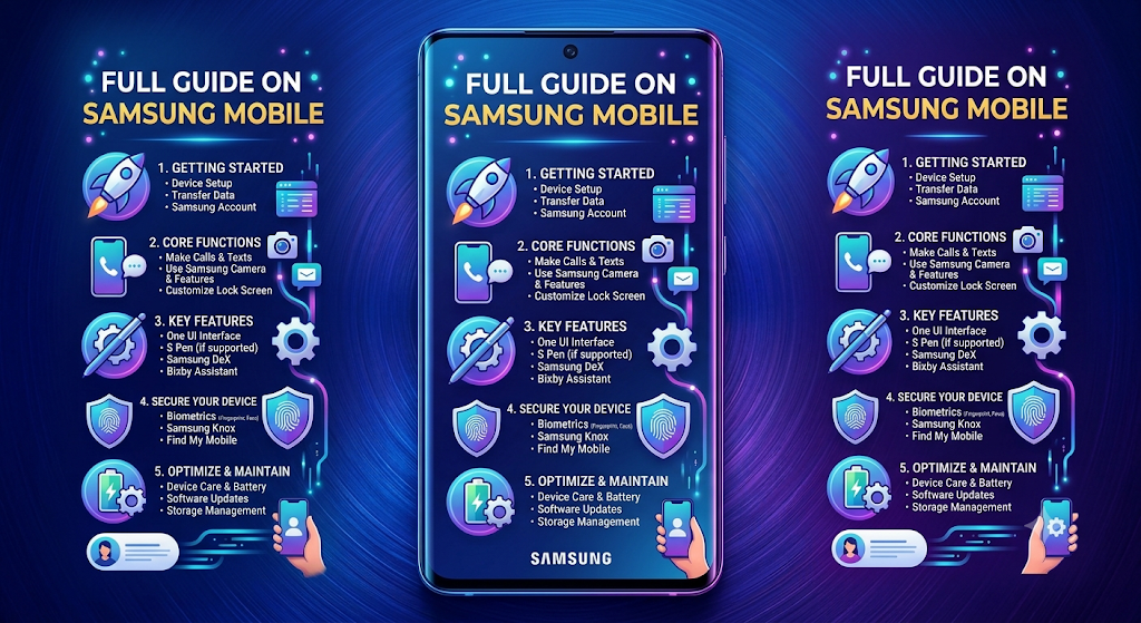 full guide on Samsung mobile